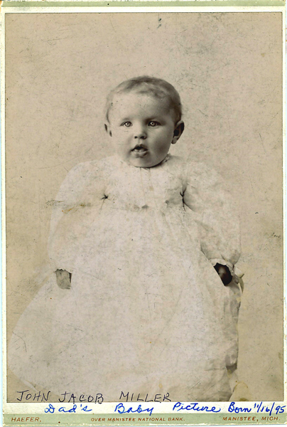 John J. Miller, baby picture